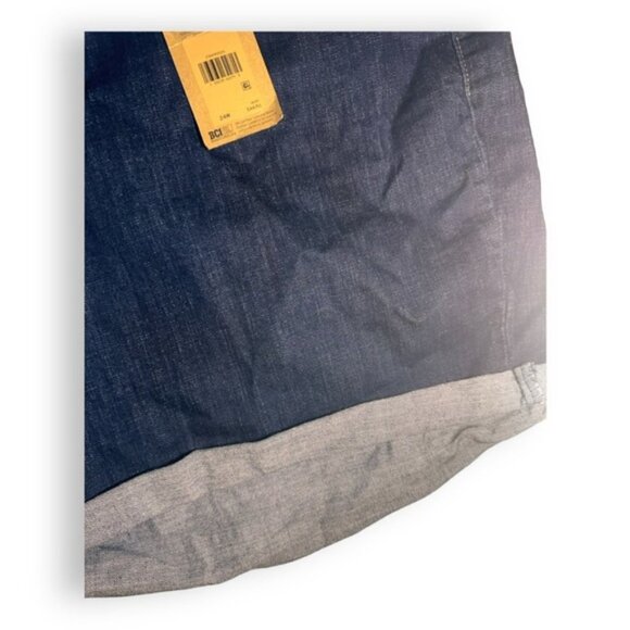 🆕 NWT Levi’s 24 24w Mid High Rise Straight Leg Mid Length Shorts Plus Size - Picture 10 of 14